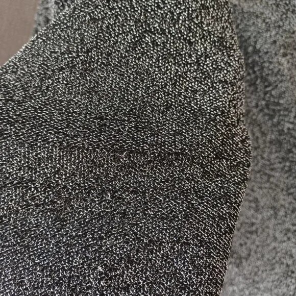 Bloomingdale's Metallic Mini Dress Silver/Black L NWT New Years 🎉🥂 - Picture 10 of 13